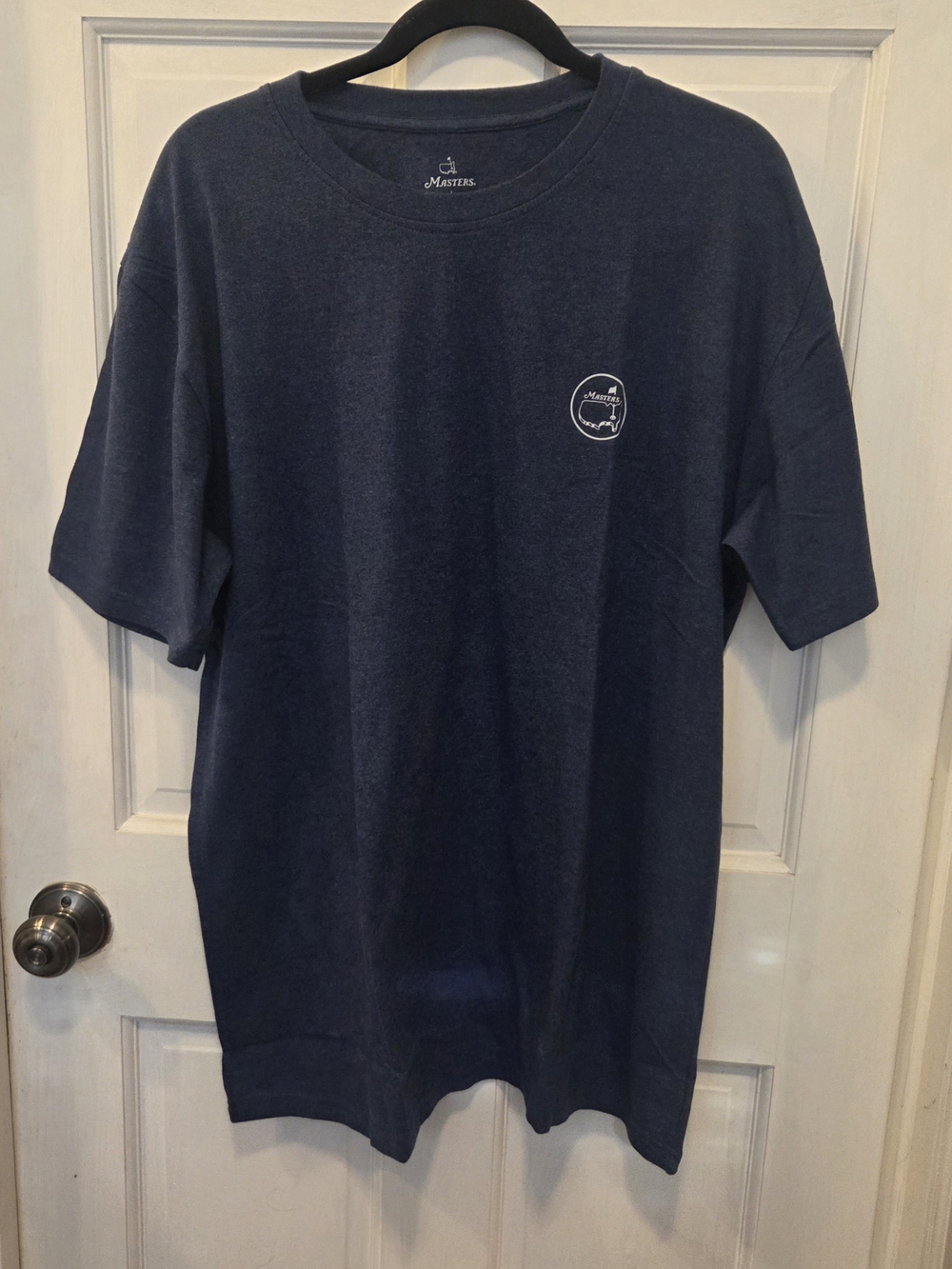 Masters 2026  Navy Blue  Badgetee Short-Sleeve Logo Tee Size L